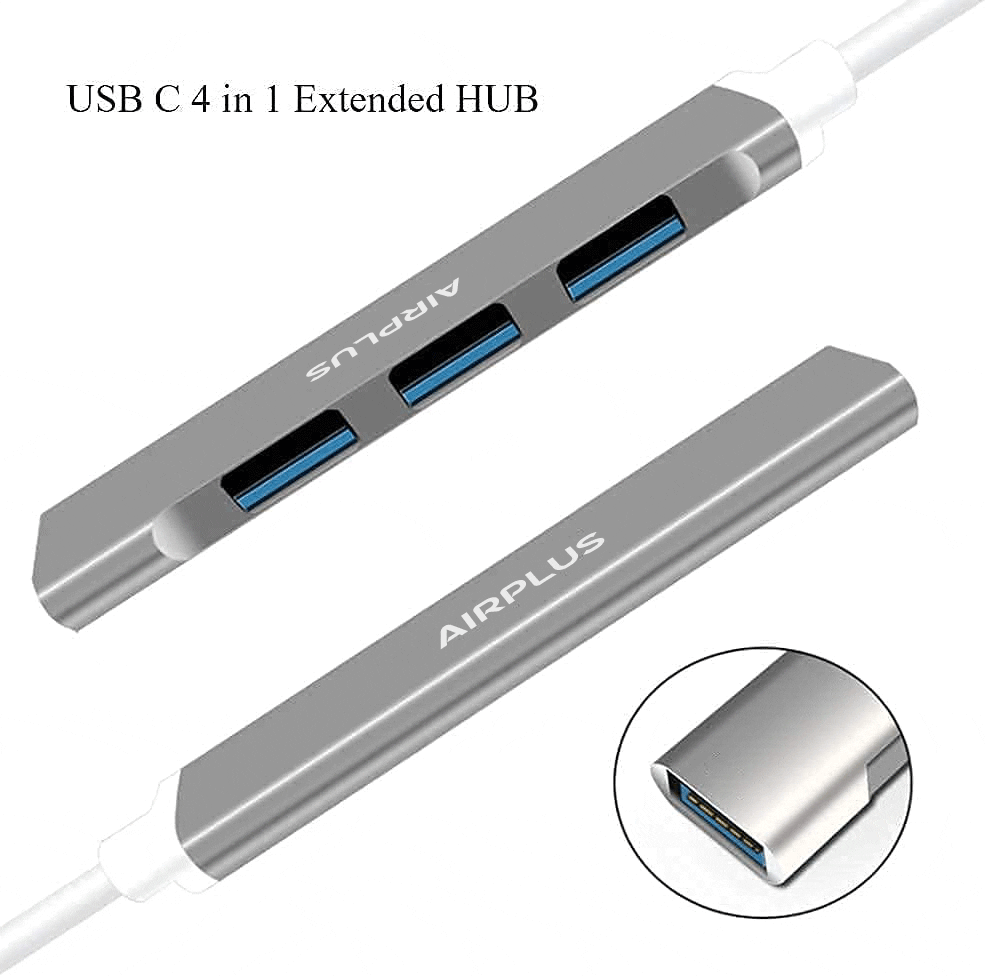 Airplus Adaptateur USB-C® multiport 4-en-1 – Image 2
