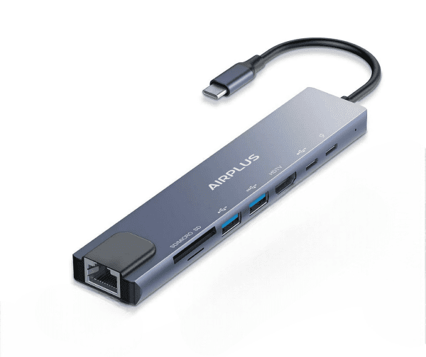 Airplus Adaptateur USB C HUB multiport 8 en 1