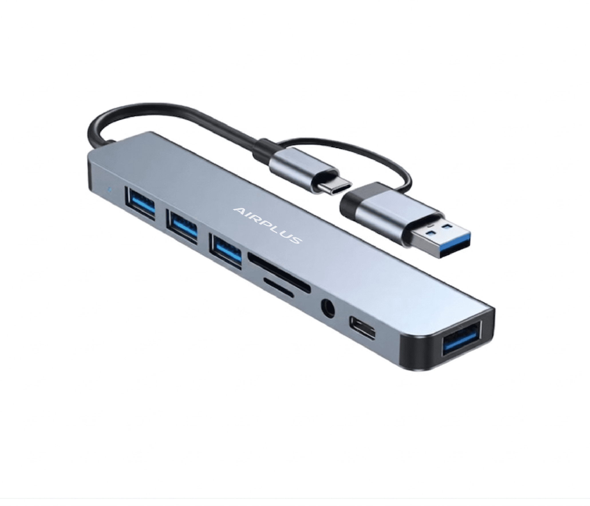 Airplus Adaptateur USB-C et USB  multiport 8 en 2